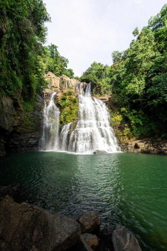 View of the Nauyaca Waterfalls, Costa Rica